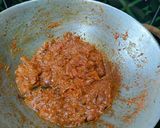 A picture of step 5 of Papaya Daal Masala.