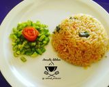 A picture of step 7 of Jollof rice.