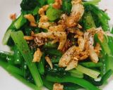Hình bước làm 4 của món Cải ngồng xào tỏi