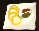 A picture of step 20 of Bread Dhokla.