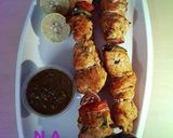 A picture of step 3 of Tikka boti.😋.