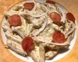 รูปขั้นตอนการทำที่ 6 ของ PENNE WITH COCONUT MEAT WHITE SAUCE|เพนเน่ ซอสขาวมะพร้าวอ่อน