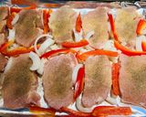 A picture of step 4 of Creamy Sheet Pan Pork Chops.