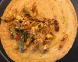 A picture of step 8 of Stuffed Tandoori Besan Chilla.