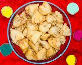 A picture of step 7 of Moong Dal Samosa.