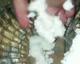 A picture of step 1 of Cream cheese spread.