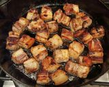 A picture of step 2 of Pan Seared Pork Belly & Scallops in Cast Iron Skillet.