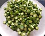 Bhindi ki sabzi recipe step 1 photo