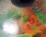 Foto del paso 5 de la receta Pak choy con patatas al vapor y zanahorias fileteadas al ajo