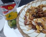 A picture of step 3 of Chicken suya salad.