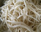A picture of step 1 of Chow mein.