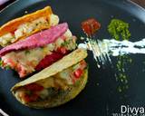 Tri colour paratha bites recipe step 7 photo