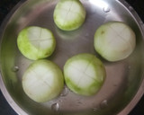 अचारी मसाला टिंडा (achari masala tinda recipe in Hindi) रेसिपी चरण 1 फोटो