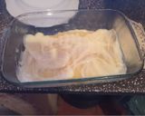 A picture of step 6 of Mixed Meat, Ham, and Cheese Lasagna.