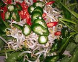 Foto langkah ke 3 dari resep Tumis Kangkung Tauge.