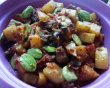 Foto langkah ke 3 dari resep Sambel kentang ati ampela pete.