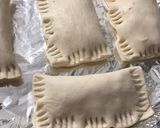 A picture of step 4 of Pig in a blankets Homemade chicken puffs.
