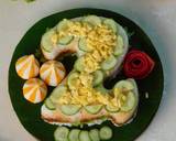 Cara Membuat Japanese Sushi Cake Lapis Ikan Peda 7