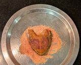 A picture of step 4 of Thakurbarir Katla Fry.