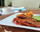 A picture of step 3 of Peri Peri Chicken Steak.