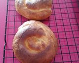 A picture of step 8 of Mallorcan Ensaimadas Filled with Cabello de Ángel.