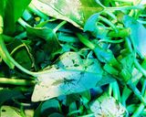 Hình bước làm 1 của món Rau Muống Luộc(Vòng Giáng Sinh)