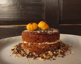 Foto del paso 24 de la receta: Pastel de calabaza sobre cama de cacao y nuez