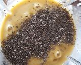 A picture of step 3 of Chia Kiwi banana smoothie.