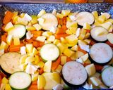 Sült zöldség recept fázis 3 fotója