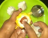 A picture of step 8 of Mittai Kozhukattai.