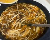 A picture of step 8 of Hot and Sour Soup.