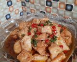 Foto langkah ke 6 dari resep Tumis Tahu Pedas.