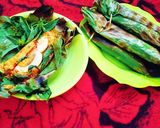 Foto langkah ke 4 dari resep Nasi Bakar (menu diet).