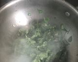 A picture of step 1 of Leftover potato and methi sabji.
