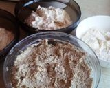 Kakaós-diós szelet diós-rumos krémmel recept fázis 2 fotója
