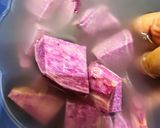 Foto langkah ke 1 dari resep Ubi / Ube Butter Cake (Tak berkulit).