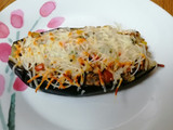 Berenjenas rellenas gratinadas