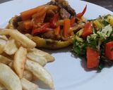 Foto del paso 10 de la receta: Canastas de plátano con carne