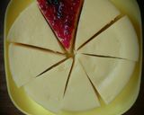 Foto langkah ke 5 dari resep Blueberry Cheese Cake Kukus.
