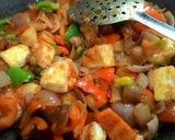 A picture of step 2 of Paneer Schzewan and Schzewan Rice 🍚.