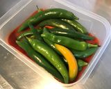 Une image de l'étape 4 de Piments verts marocains à la tomate,citron et persil.