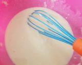 A picture of step 1 of Nutella pancakes.