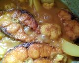 ফুলকপি দিয়ে মাছের ঝোল (foolkopi diye macher jhol recipe in Bengali) রেসিপির ধাপ 6 ছবি
