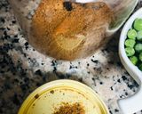 A picture of step 4 of Mutter Alo pulao.