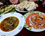 A picture of step 5 of Nalli Nihari.