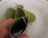 Foto langkah ke 1 dari resep Kue Putu Daun.