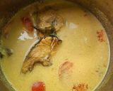 Gambar langkah 4 resipi Masak lemak Ikan merah.