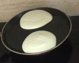 A picture of step 7 of Japanese Souffle Pancakes.