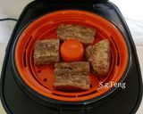 清蒸鹹豬肉(電子鍋版)的食譜步驟4照片