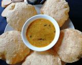 A picture of step 6 of Bedmi poori.